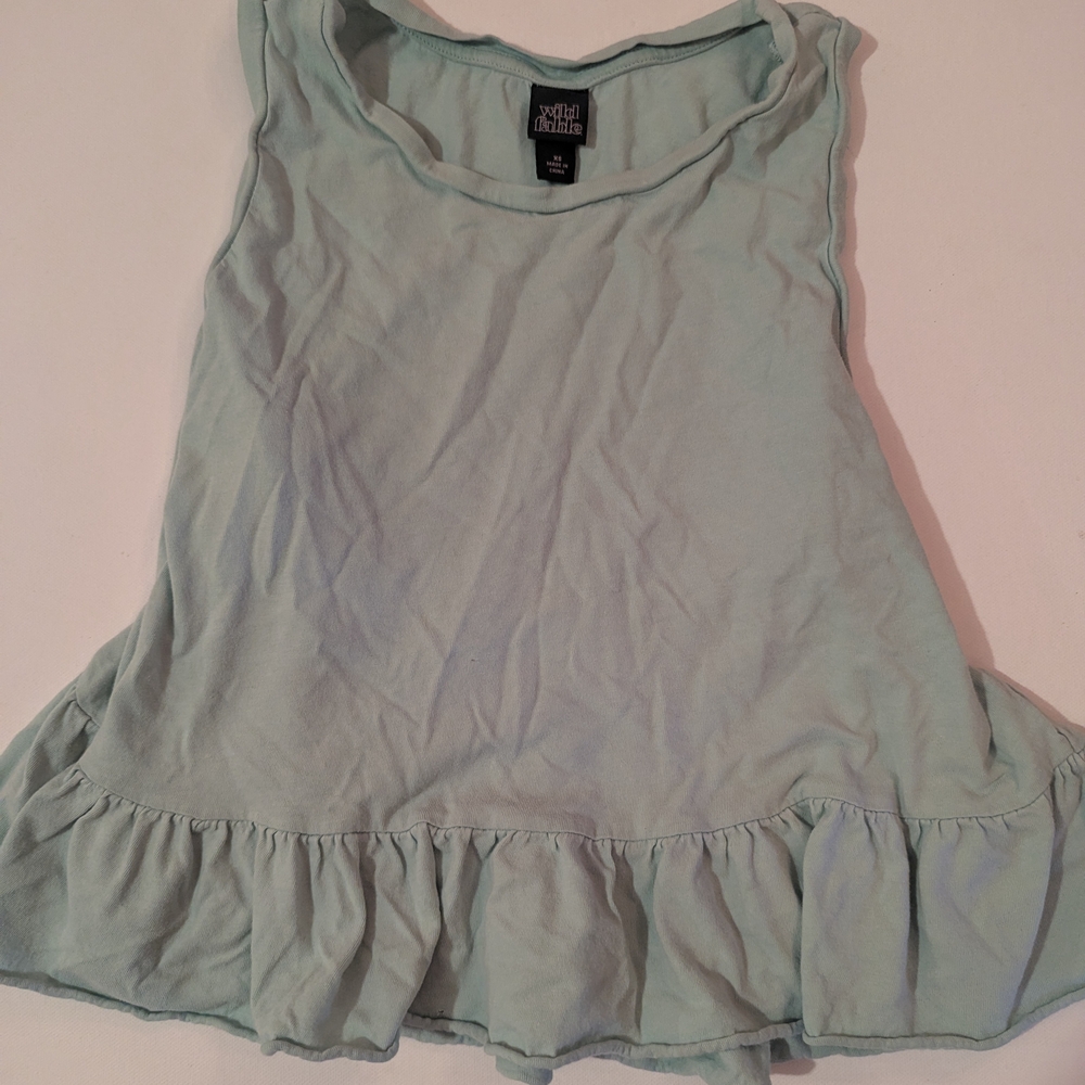 Wild Fable Soft Blue Sleeveless Top